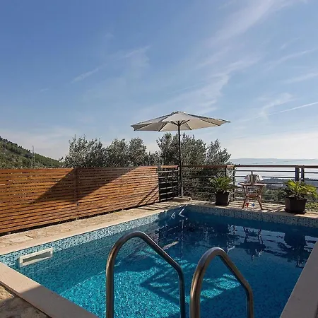 Holiday home Ferienhaus Mit Beheiztem Pool, Terrasse Mit Meerblick Und Sonnenliegen